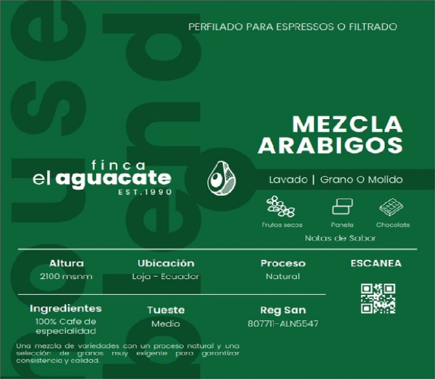 Vendita Specialty Coffee Caffè Aguacate Italia Green 85